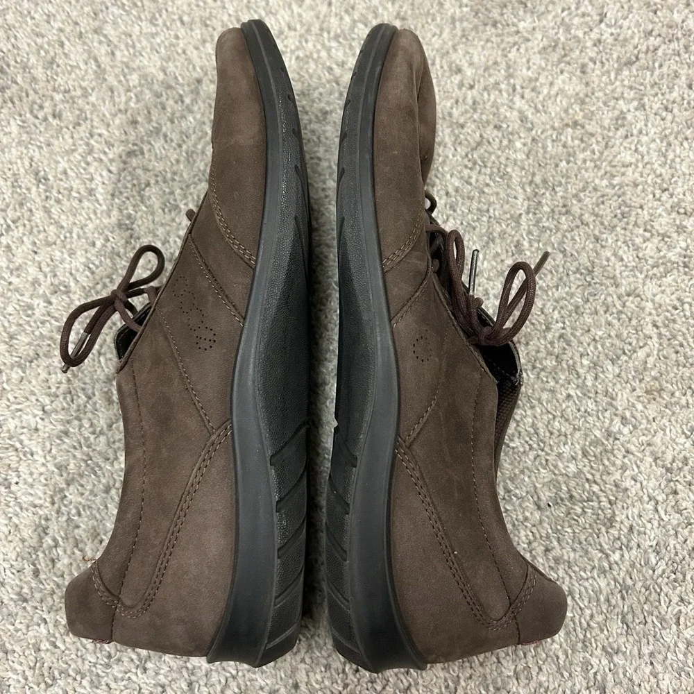ECCO Women's Shoes‎ Size 39 EUR 10 - 10.5 US Nubuck Brown Leather Comfort